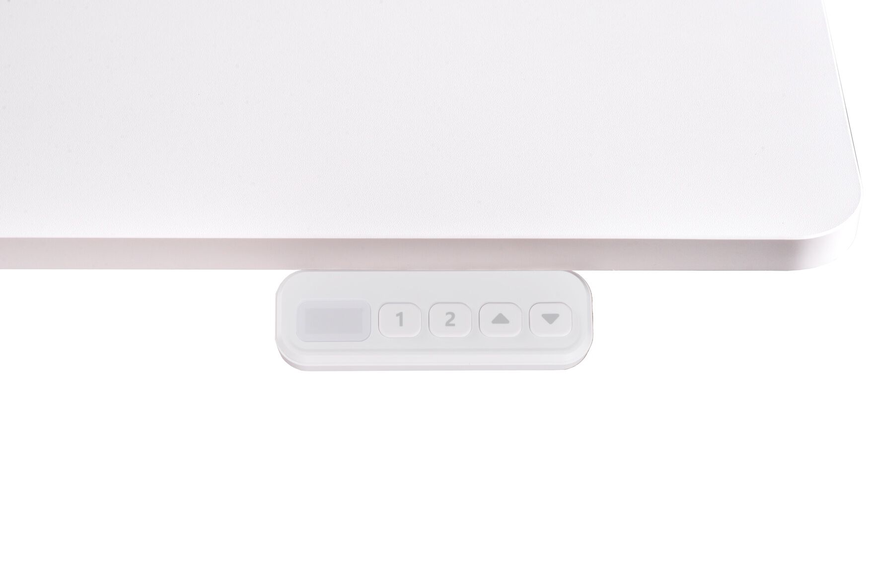 Electric Height adjustable Standing Desk, WHITE, alternate image number 3