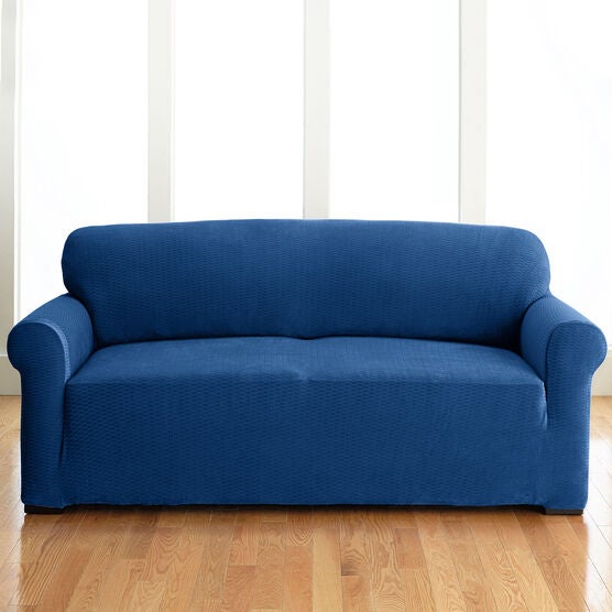 BH Studio Brighton Stretch Sofa Slipcover, NAVY, hi-res image number null