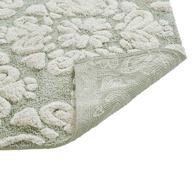 Medallion Collection 100% Cotton 3 Piece (17 inches X 24 inches | 24 inches X 40 inches | 20 inches X 60 inches) Bath Rug Set, , alternate image number 5