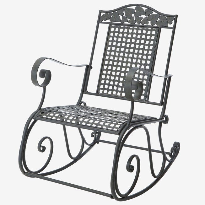 Ivy League Rocking Chair, BROWN, hi-res image number 0