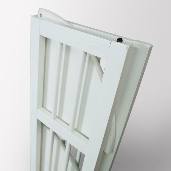 4-Shelf Corner Folding Bookcase-White, , alternate image number null