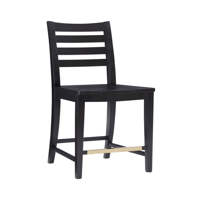 Flynn Counter Stool Black Set of 2, BLACK, hi-res image number null
