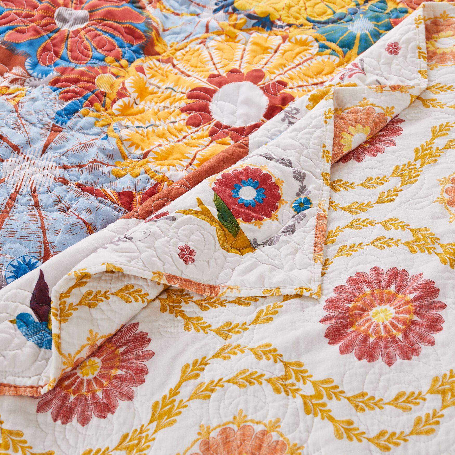 Topanga Boho Quilted Throw Blanket, , alternate image number 6