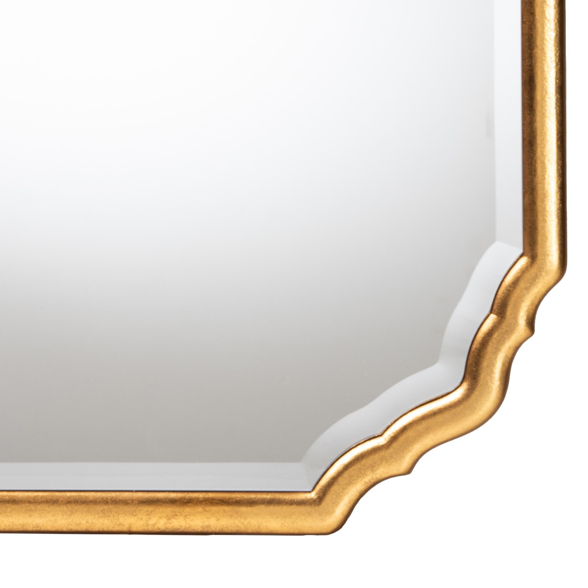Pacino Antique Goldleaf Accent Wall Mirror, GOLDEN, alternate image number 3