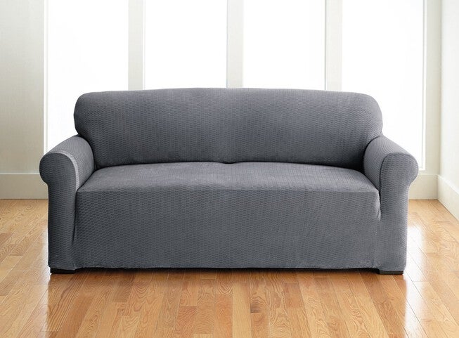 BH Studio Brighton Stretch Sofa Slipcover, CHARCOAL, hi-res image number 0