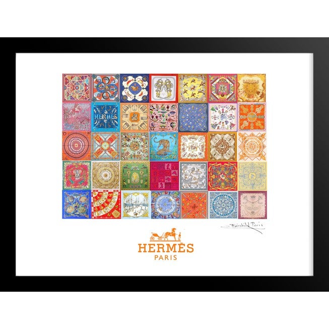Hermes Tiles 14x18 Framed Print, MULTI, hi-res image number 0