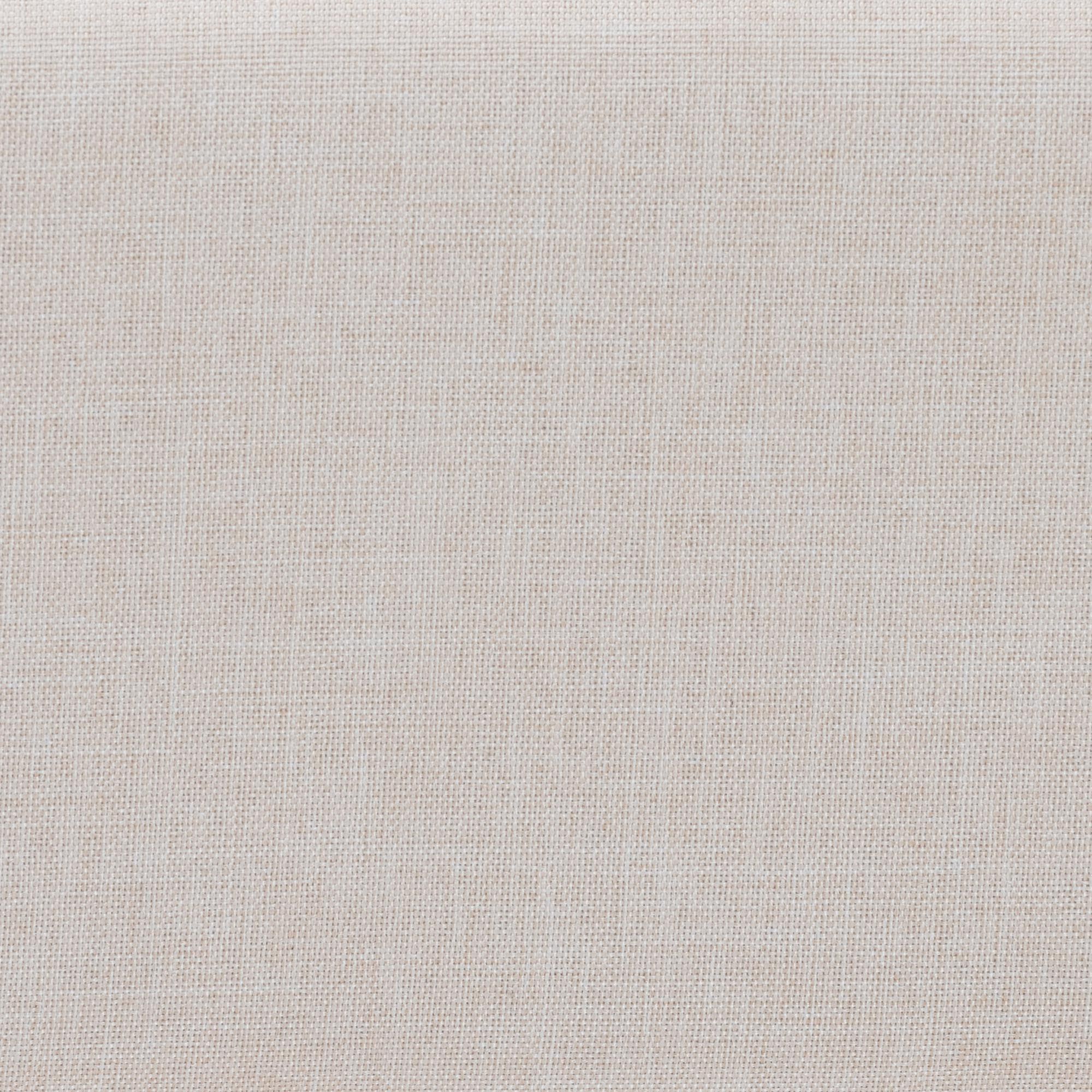 Nikolai Mid-Century Channel Tufted Beige Fabric and Wenge Brown Wood Queen Bed, BEIGE/WENG, alternate image number 6