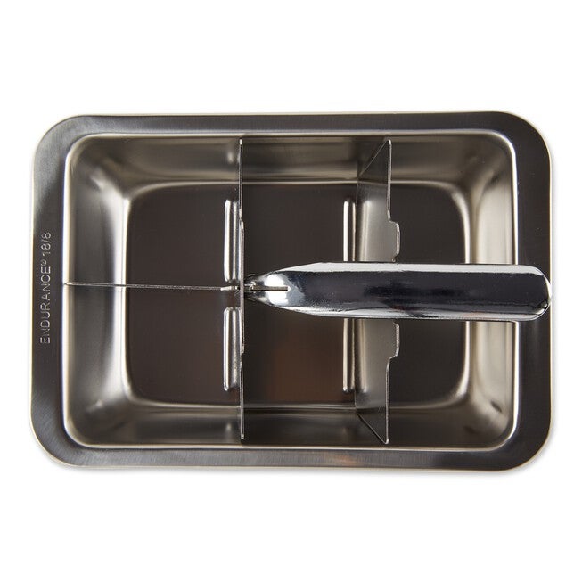Large Cubes Stainless Steel Ice Cube Tray, , on-hover image number 1