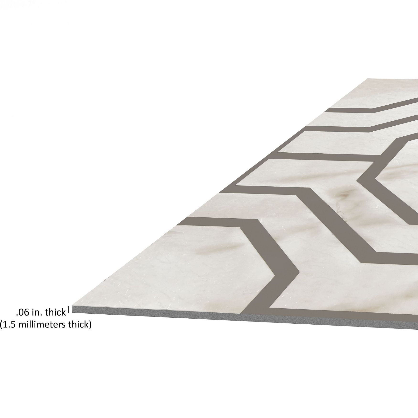 Retro 12x12 Self Adhesive Vinyl Floor Tile - Octagon - 20 Tiles/20 sq. ft., , alternate image number 5