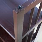 3-Shelf Folding Stackable Bookcase 27.5" Wide-Espresso, , alternate image number null