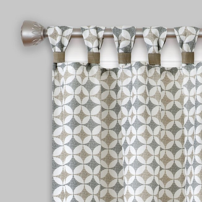 Callie Cuff Tab Top Window Curtain Panel - 52x63, , alternate image number 11