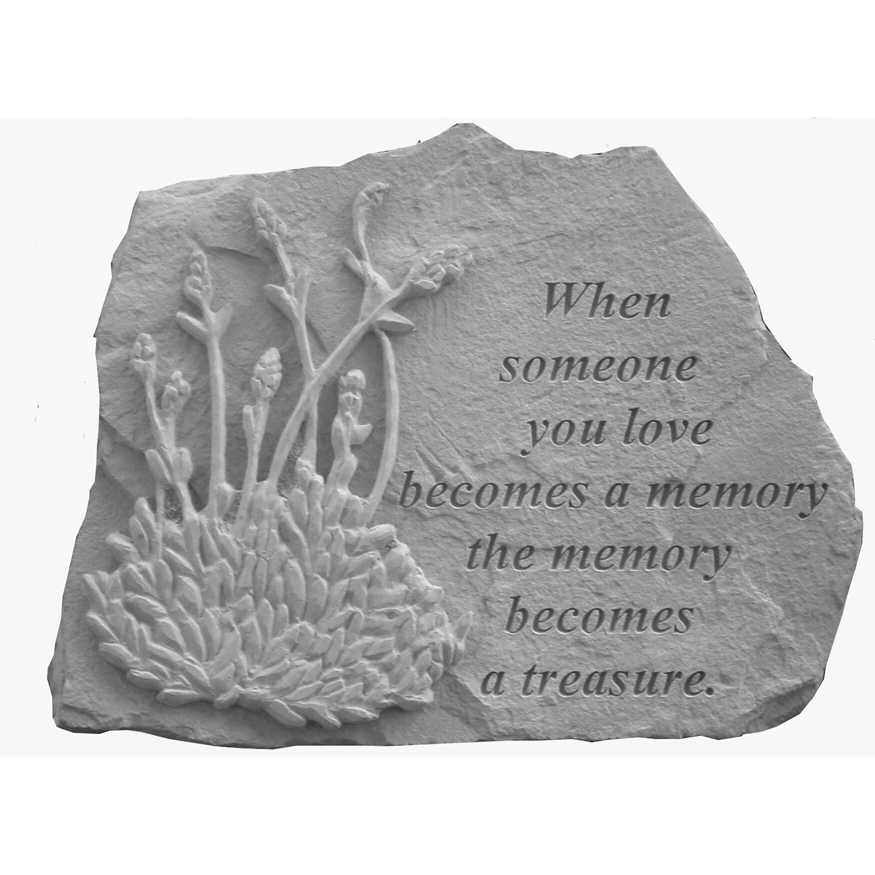 When Someone You Love... Garden Memorial Accent Stone, GREY, hi-res image number 0