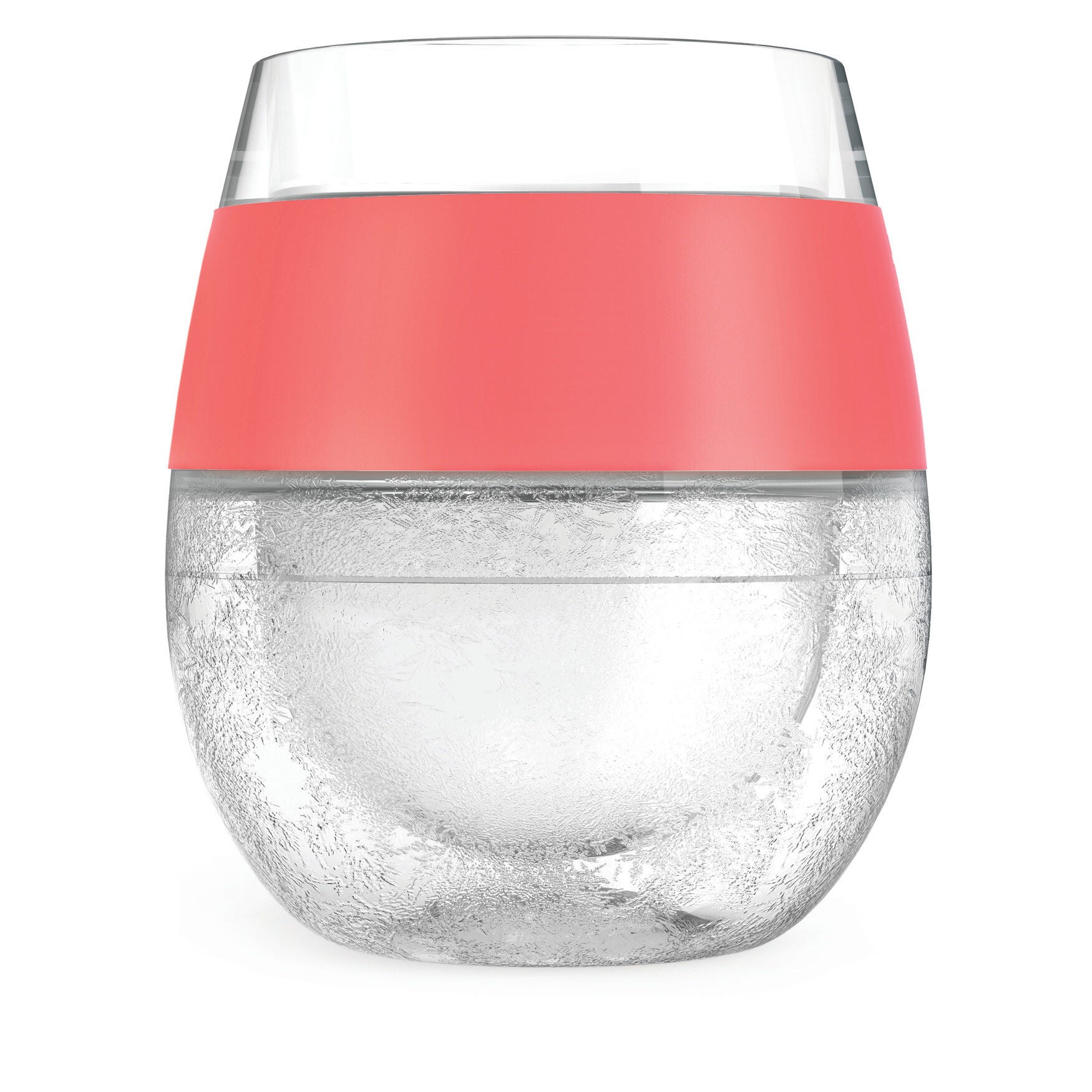 Wine Freeze Cooling Cups In Coral (Set Of 2) By, , on-hover image number 1