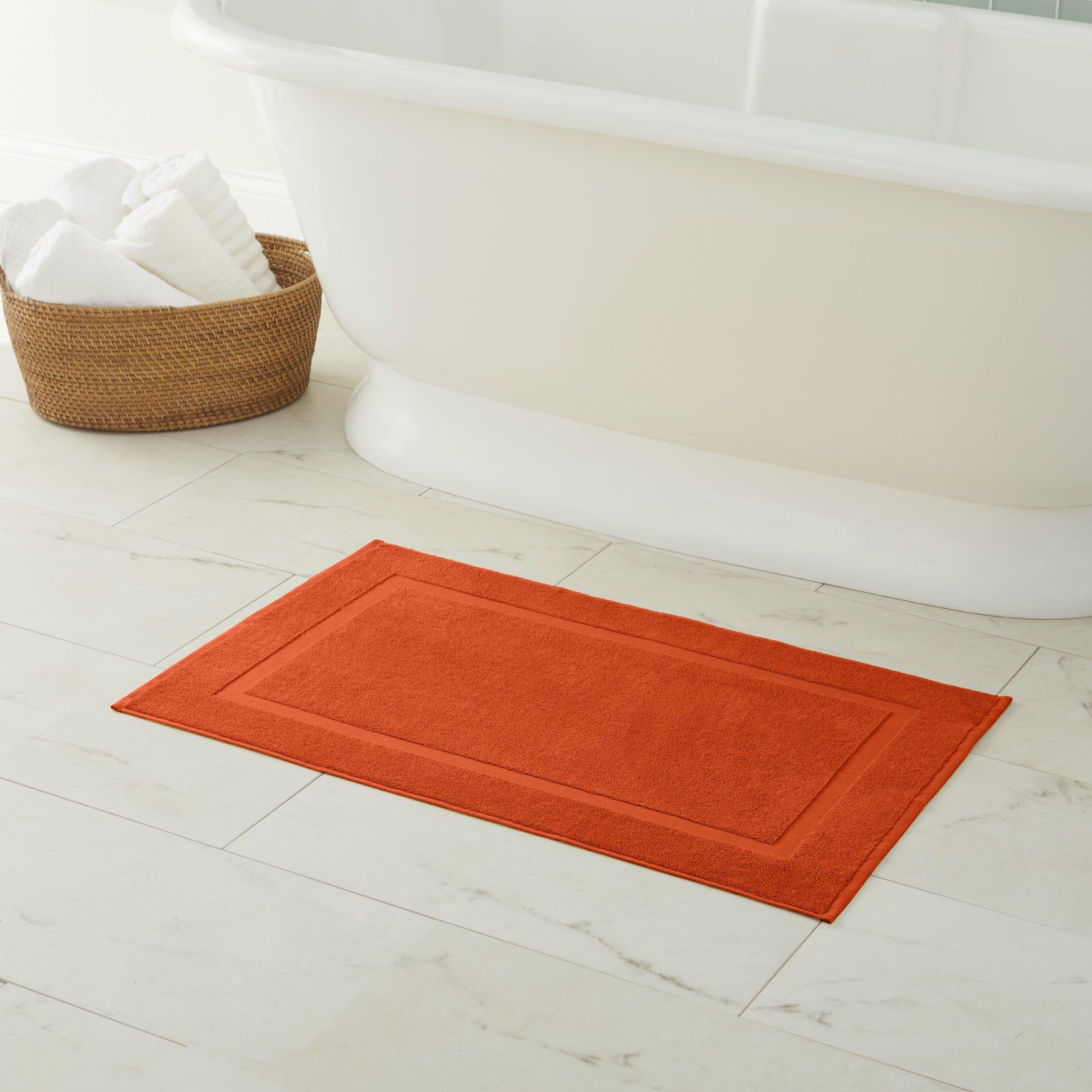 BH Studio Bath Mat, Set of 2, CAYENNE, hi-res image number 0