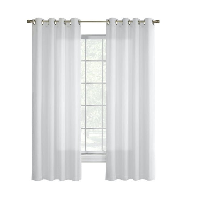 Rhapsody Lined Grommet Panel Window Curtain, , on-hover image number 1