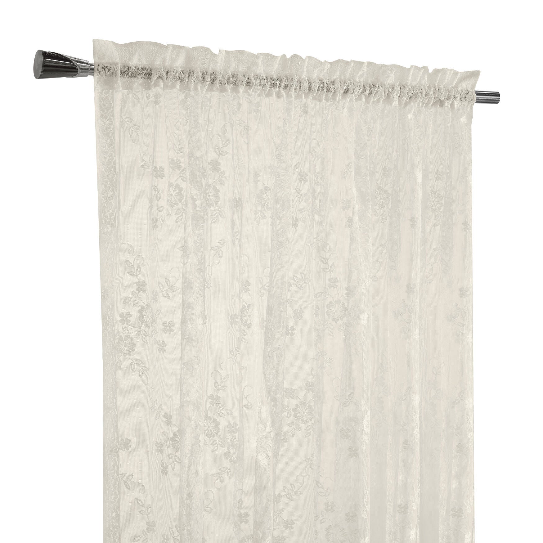 Mona Lisa Sheer Rod Pocket Curtain Panel, , alternate image number 3