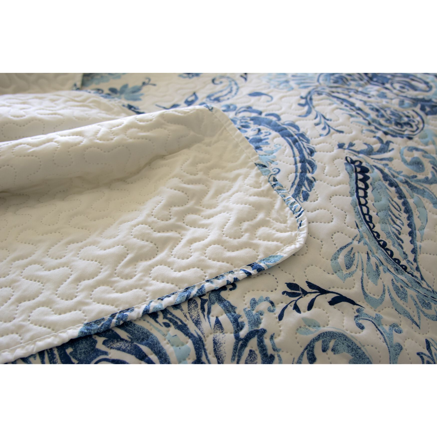 Kelly Paisley Printed Quilt Set, , alternate image number 3