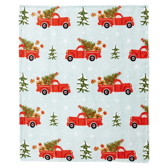 Christmas Truck Silk Touch Throw, O, hi-res image number null