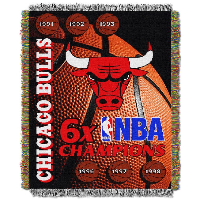 Bulls Commemorative Series Throw, MULTI, hi-res image number null