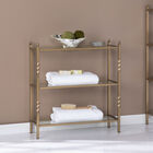 Reinzo 3-Tier Bathroom Shelf, GOLD, hi-res image number null