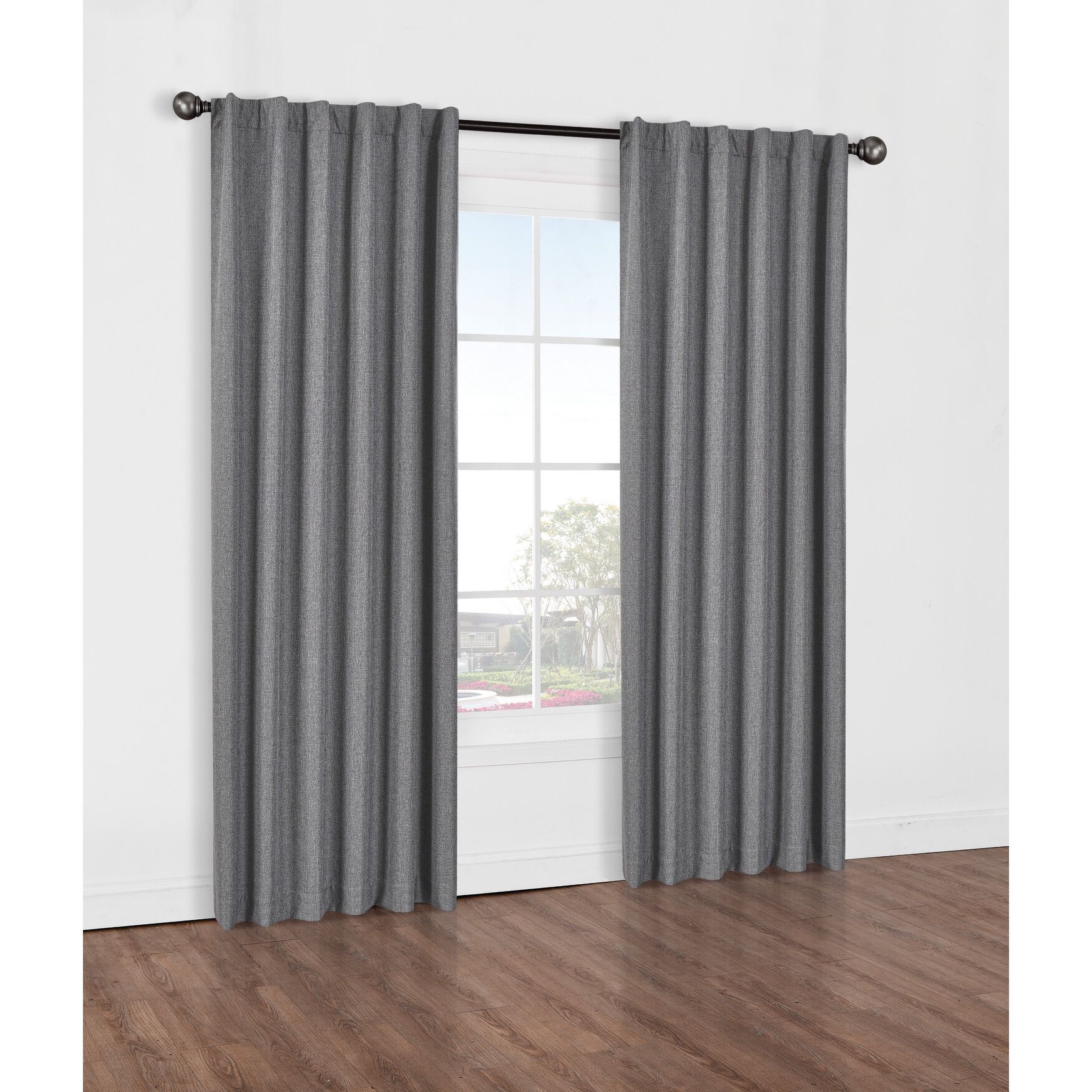 Baxter Blackout Dual Header Curtain Panel, , alternate image number 12