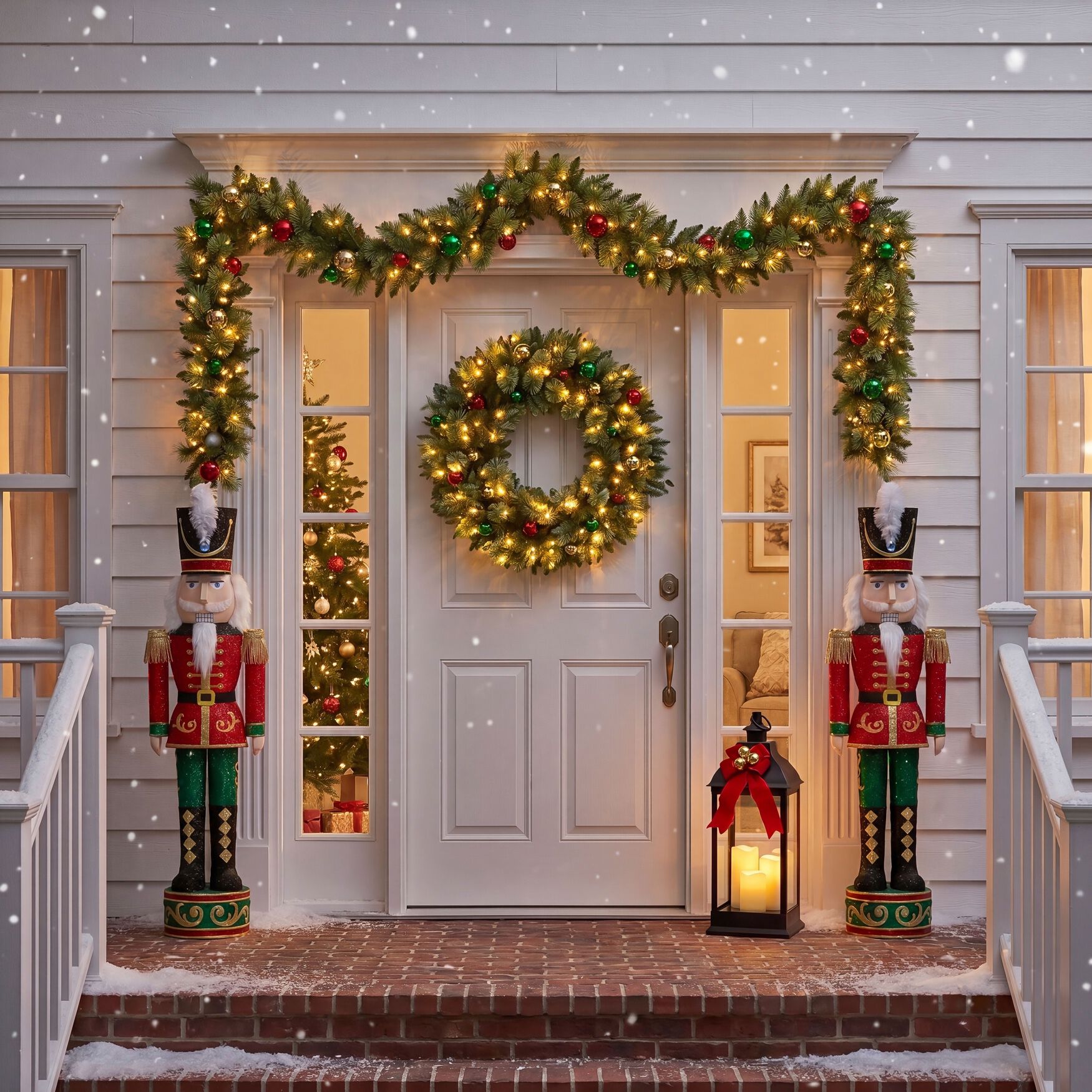 Pre-lit Frosted Decorated Collection