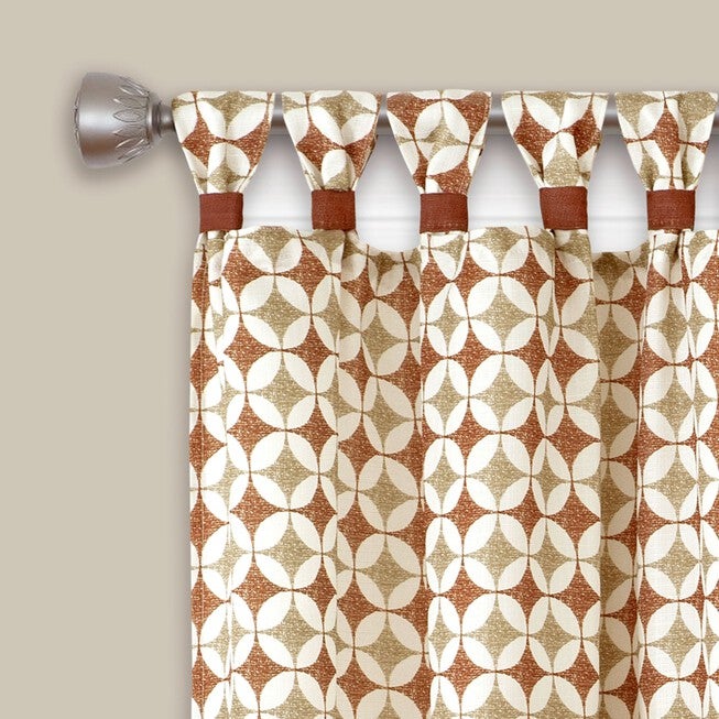 Callie Cuff Tab Top Window Curtain Panel - 52x63, , alternate image number 8