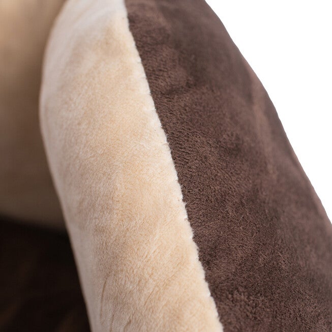 Cozy Pet Bed, Mocha/Beige For Cats And Extra Small Dogs, , alternate image number 6