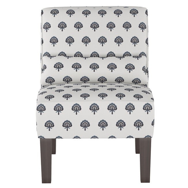 Block Paisley Armless Chair, , on-hover image number null