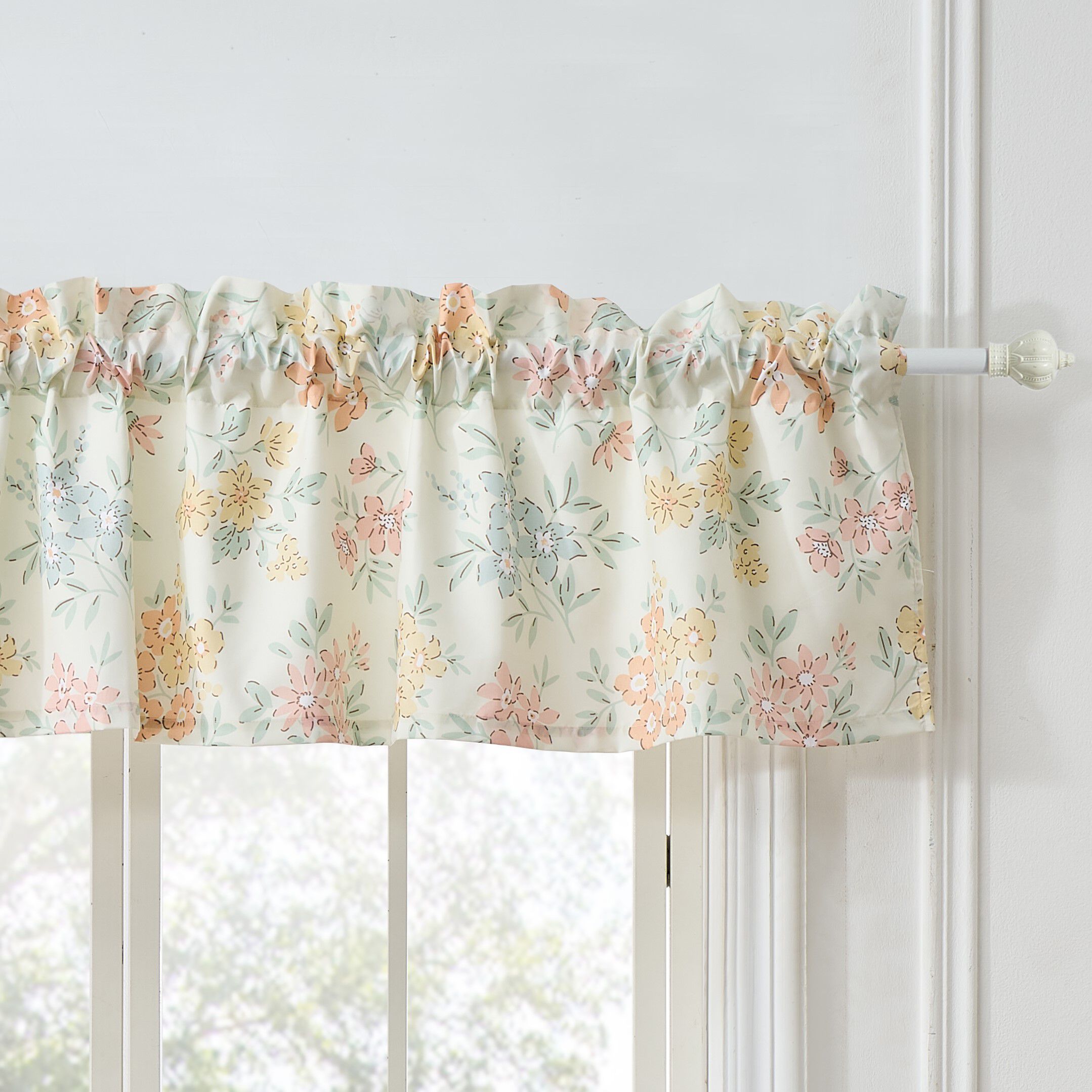 Greenland Home Fashions™ Chloe Window Valance Curtains, PASTEL, hi-res image number 0