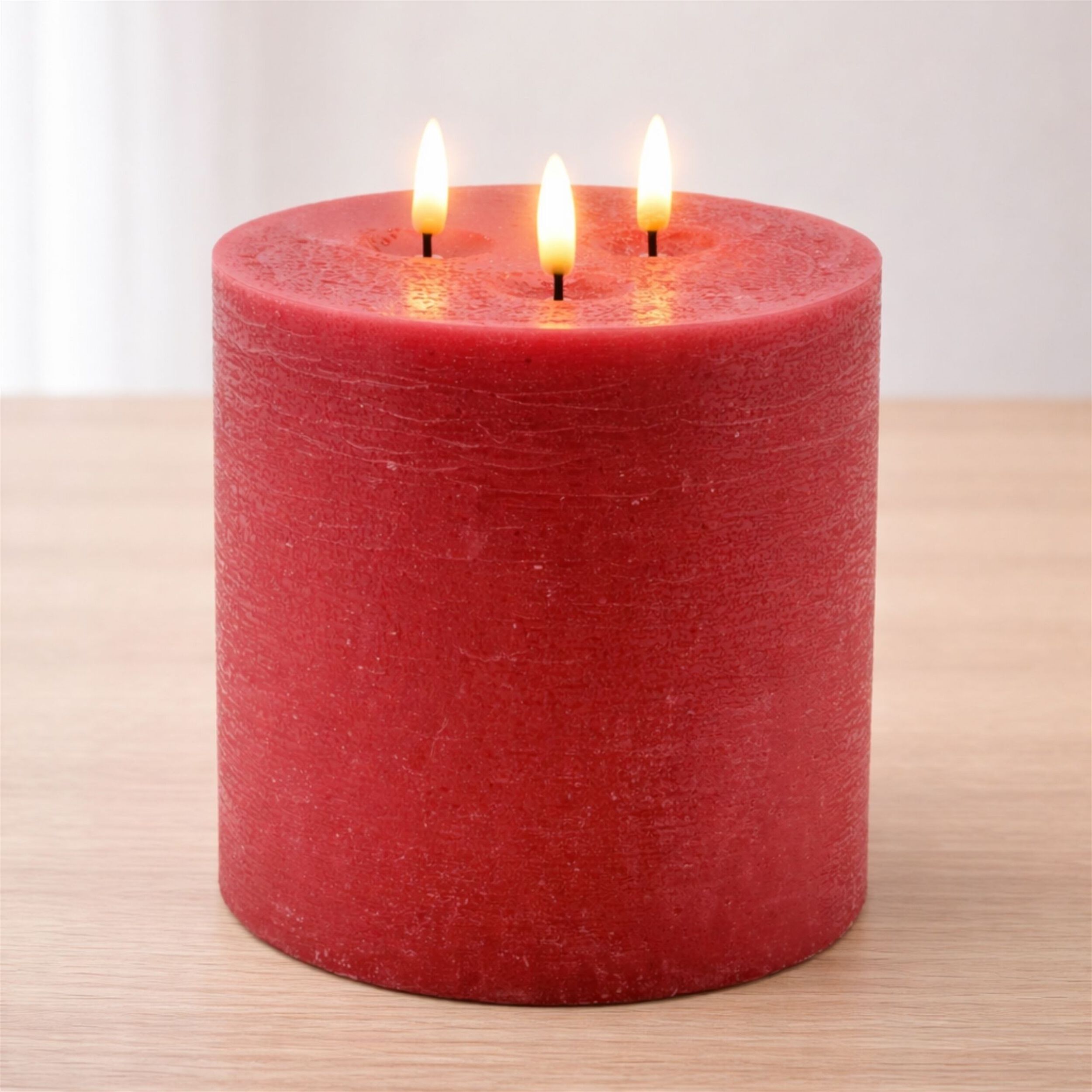 FIA Red Triple Wick Candle (Set of 2), RED, alternate image number 2