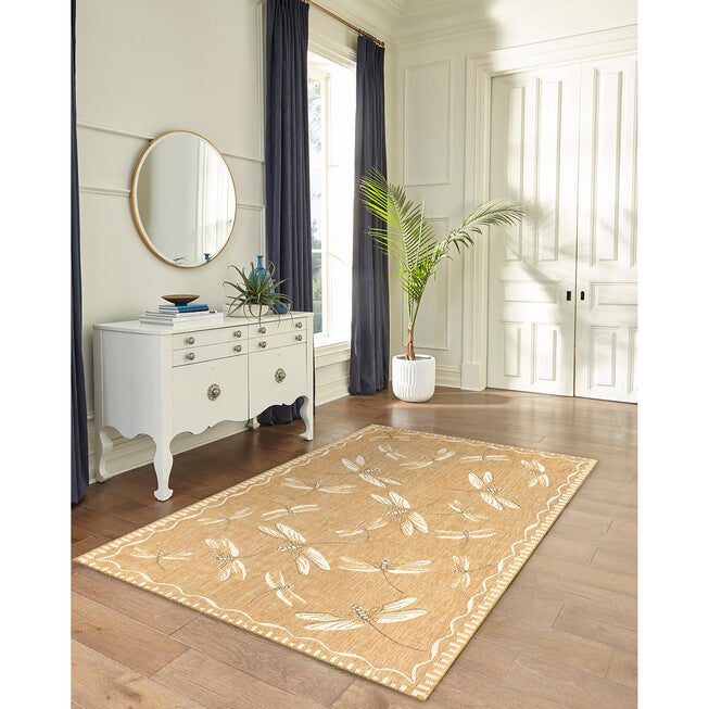 Liora Manne Carmel Dragonfly Indoor/Outdoor Rug, , on-hover image number 1