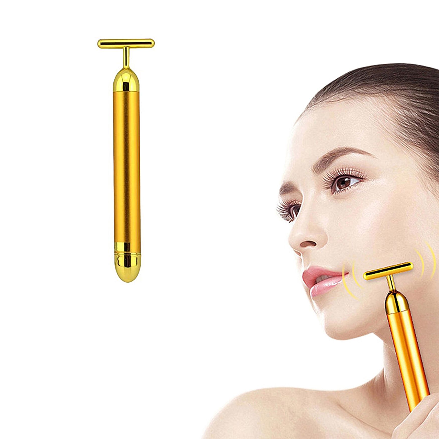 24K Reverberating Facial Beauty Booster Massager Beauty Tools, , alternate image number 4