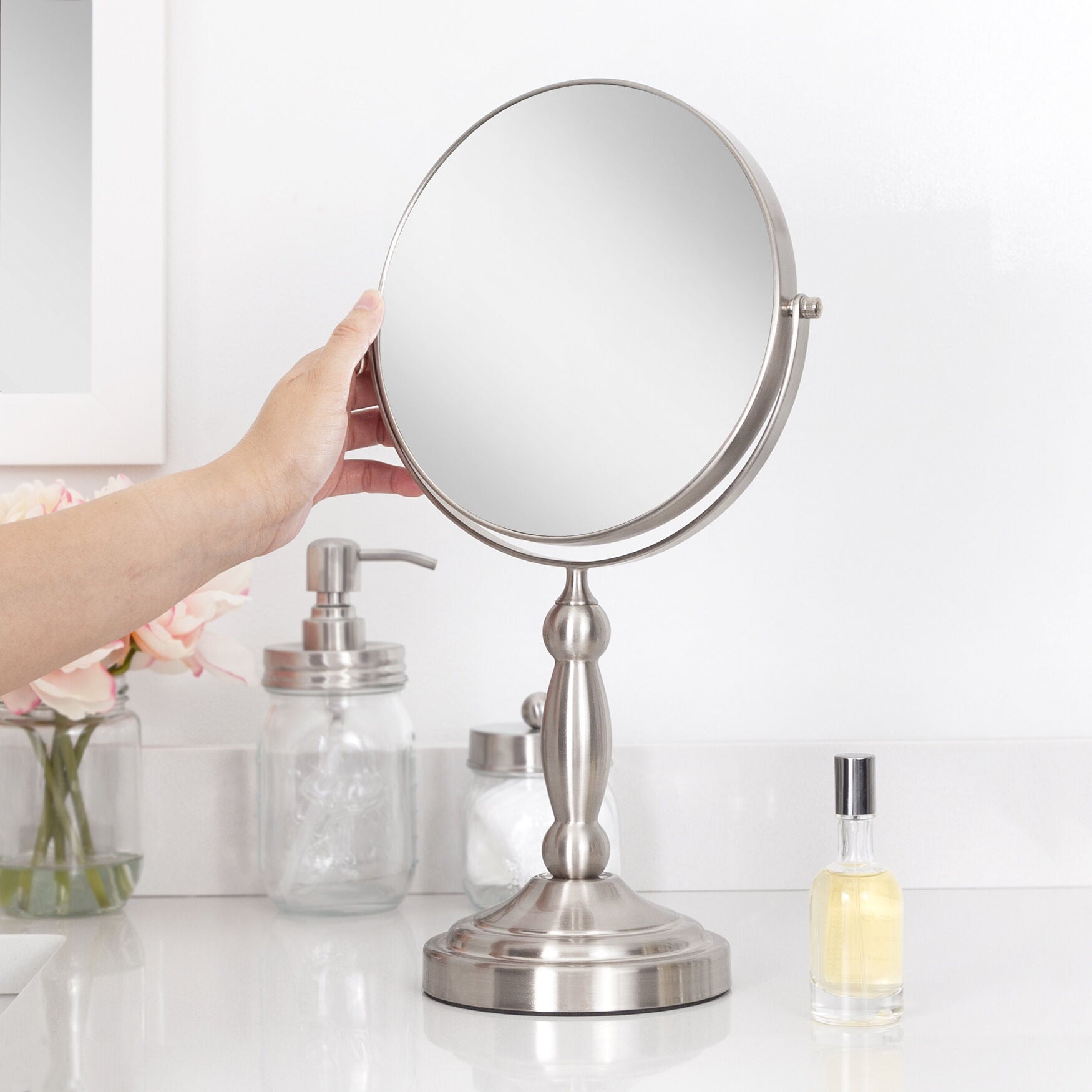 Two-Sided Vanity Swivel Mirror 10X/1X, , alternate image number 2