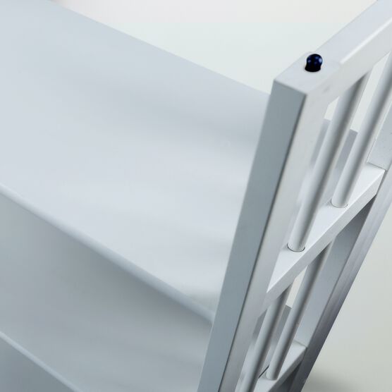 3-Shelf Folding Bookcase 14" Wide-White, , alternate image number null