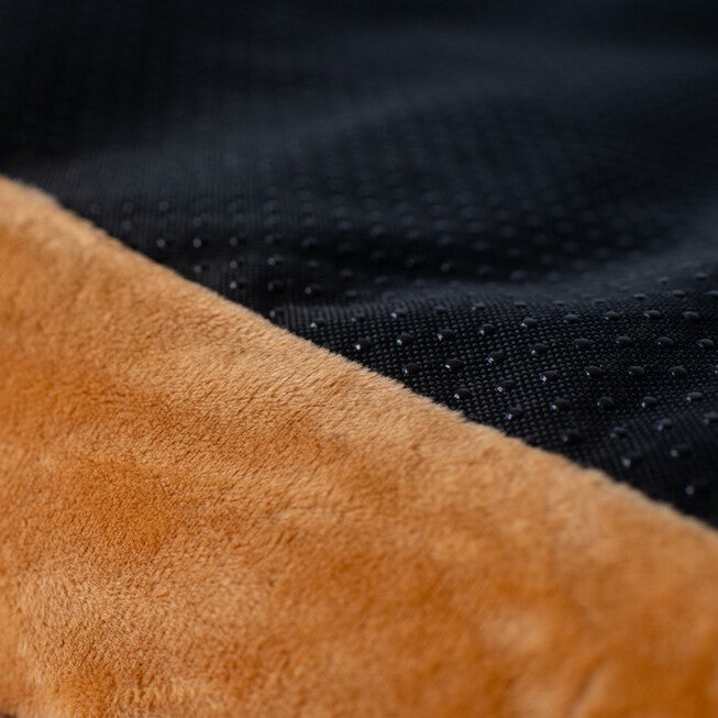 Bolstered Pet Bed and Mat, ultra-soft Dog Bed, Brown, Medium, , alternate image number null