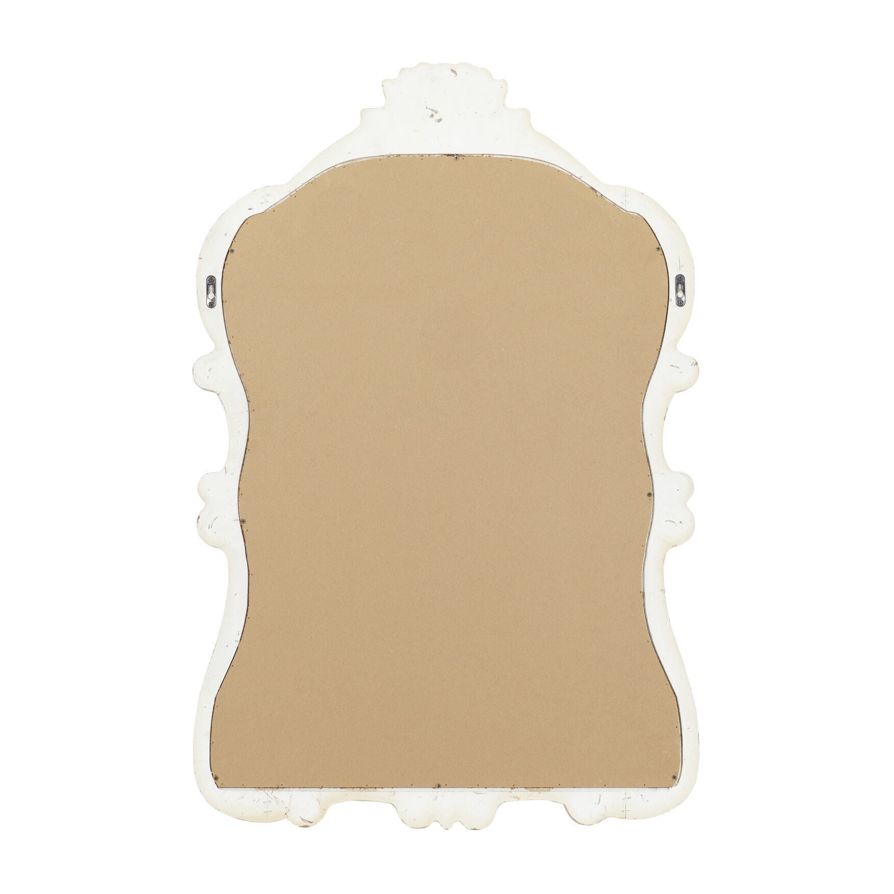 Cream Vintage Wood Wall Mirror, , alternate image number 2