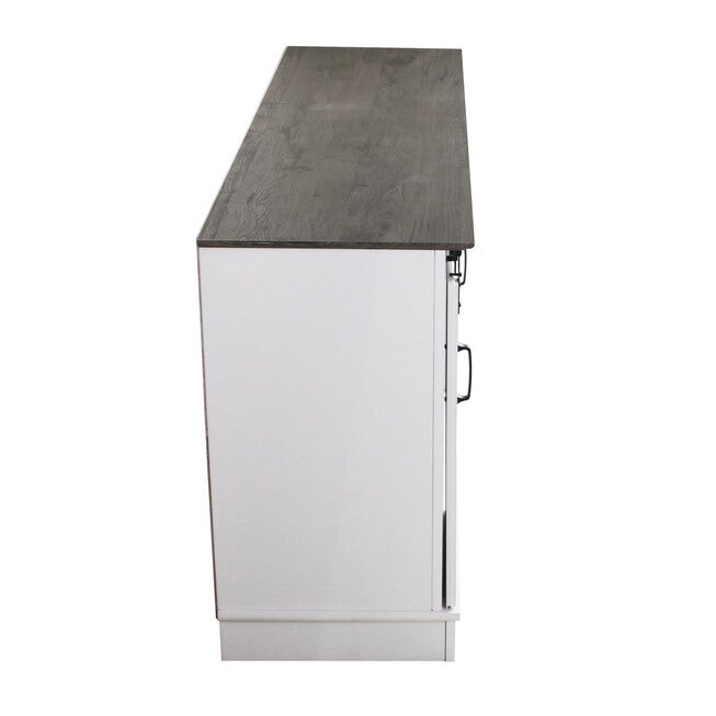 Finley 56-inch TV Stand with 2 Barn Doors, , alternate image number null