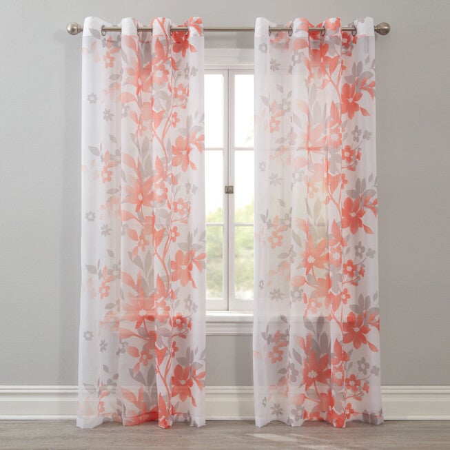BH Studio Voile Printed Grommet Panel, LANA, hi-res image number null