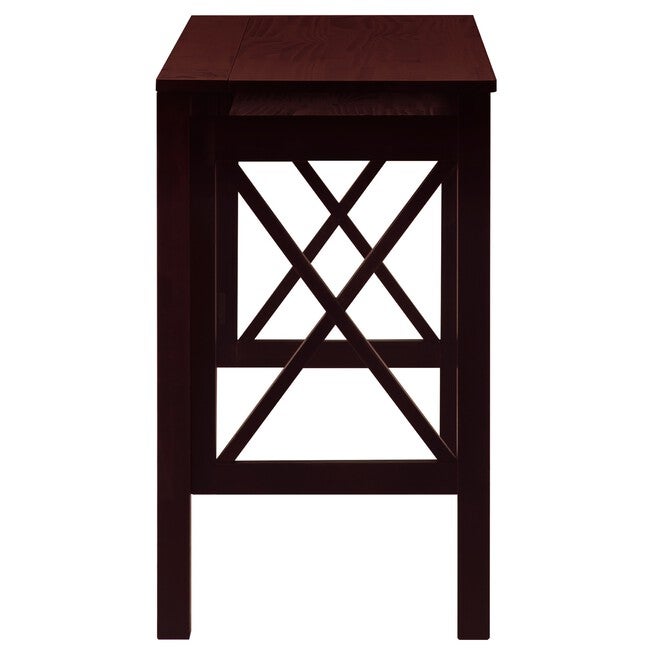 Montego Folding Desk with Pull-Out-Espresso, , on-hover image number 1