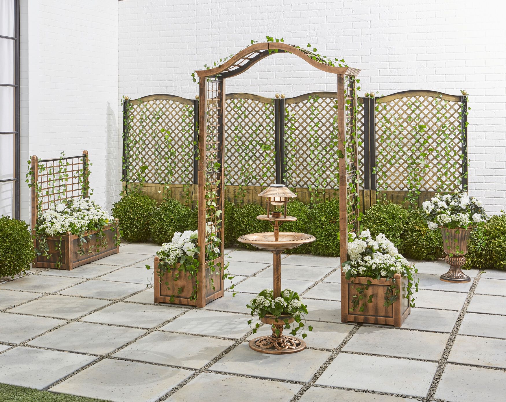 Resin Garden Arch Trellis, , alternate image number 3