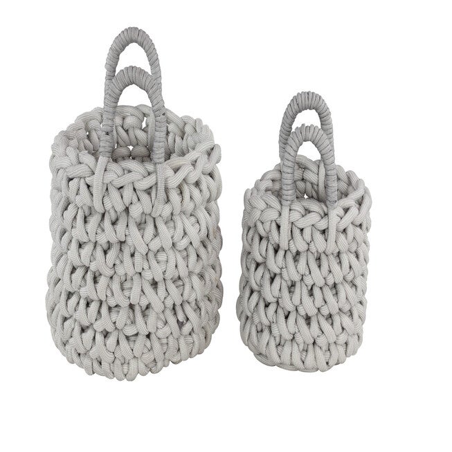 Cosmoliving By Cosmopolitan Set Of 2 Basket Storage Basket, , alternate image number null