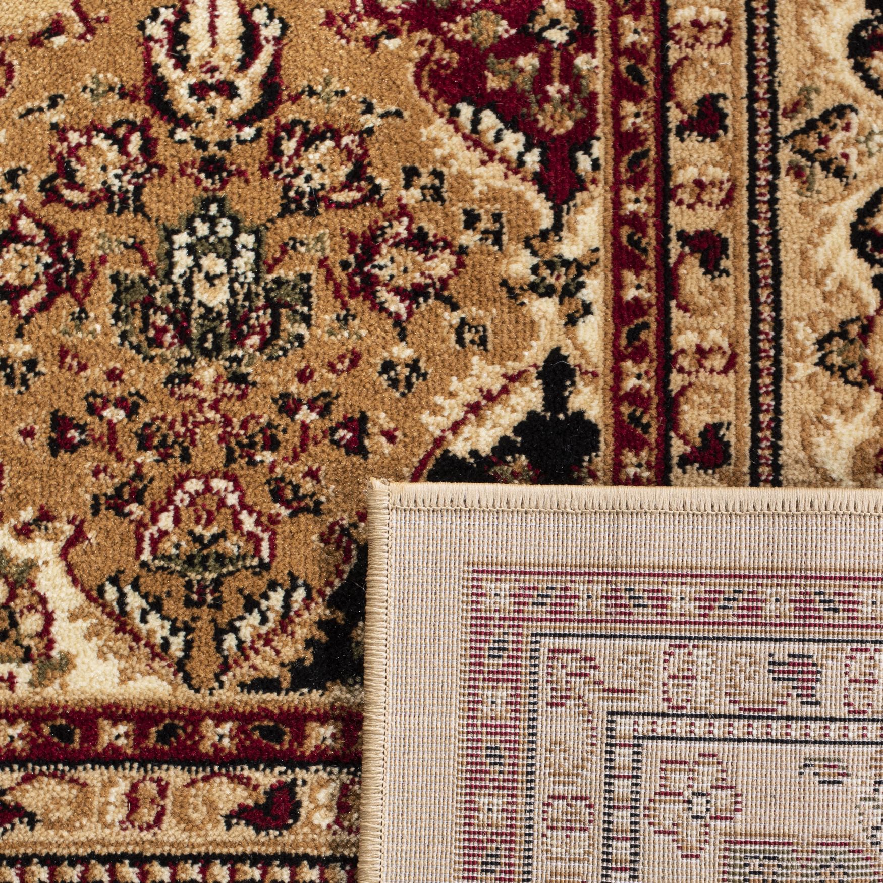 Lyndhurst 221 Multi / Beige 2'-3 inches X 12' Runner Rug, , alternate image number 3