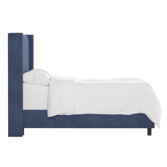 Velvet Wingback Bed, , alternate image number null