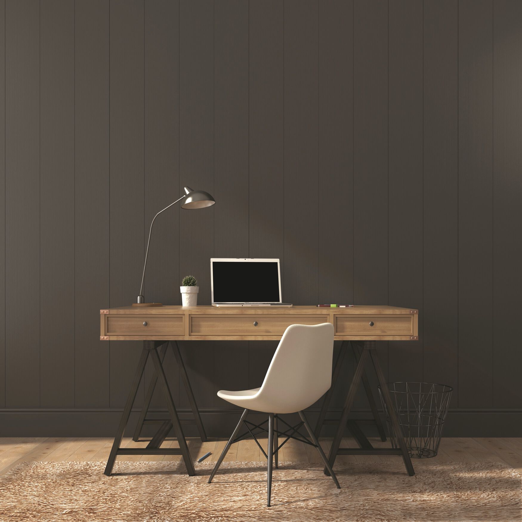 Flokati Tan Rug, , alternate image number 4