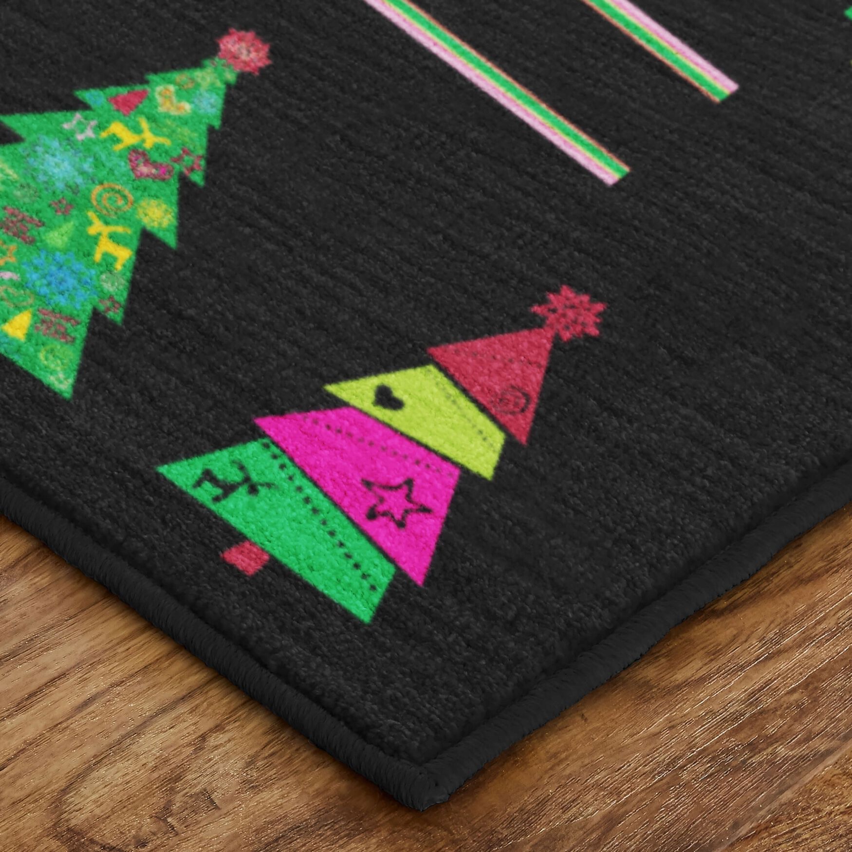 Merry Trees Multi Kitchen Rug, , on-hover image number 1