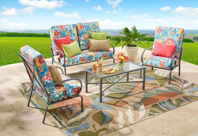 Riviera Steel Double Deep Loveseat, , alternate image number null