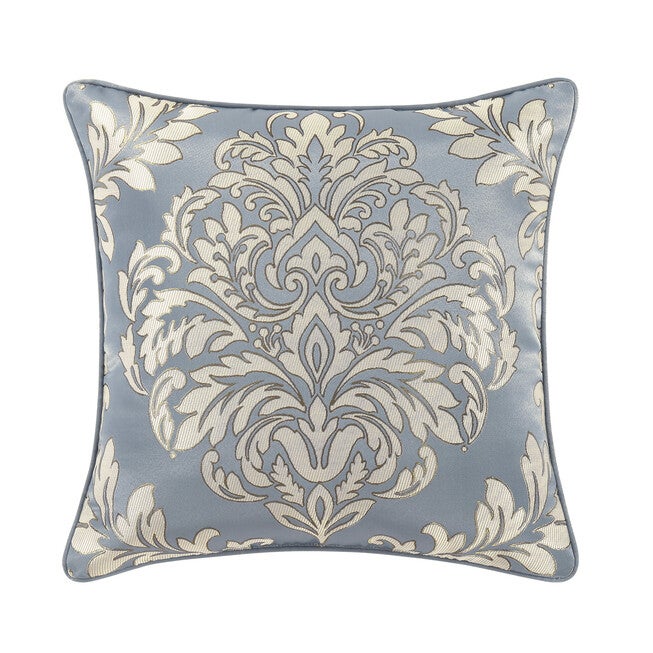 Lorenzo 20 Inch Square Decorative Throw Pillow, BLUE, hi-res image number null