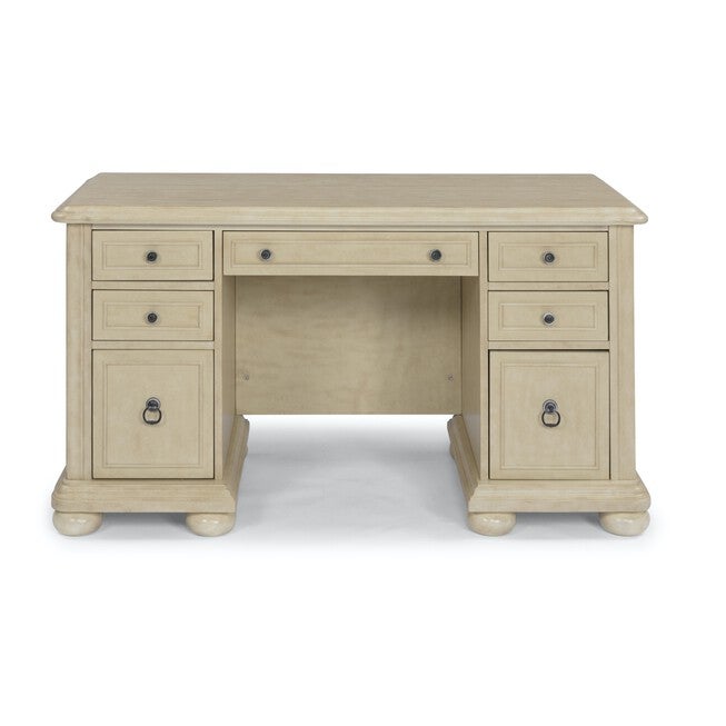 Provence White Pedestal Desk, WHITE, hi-res image number null
