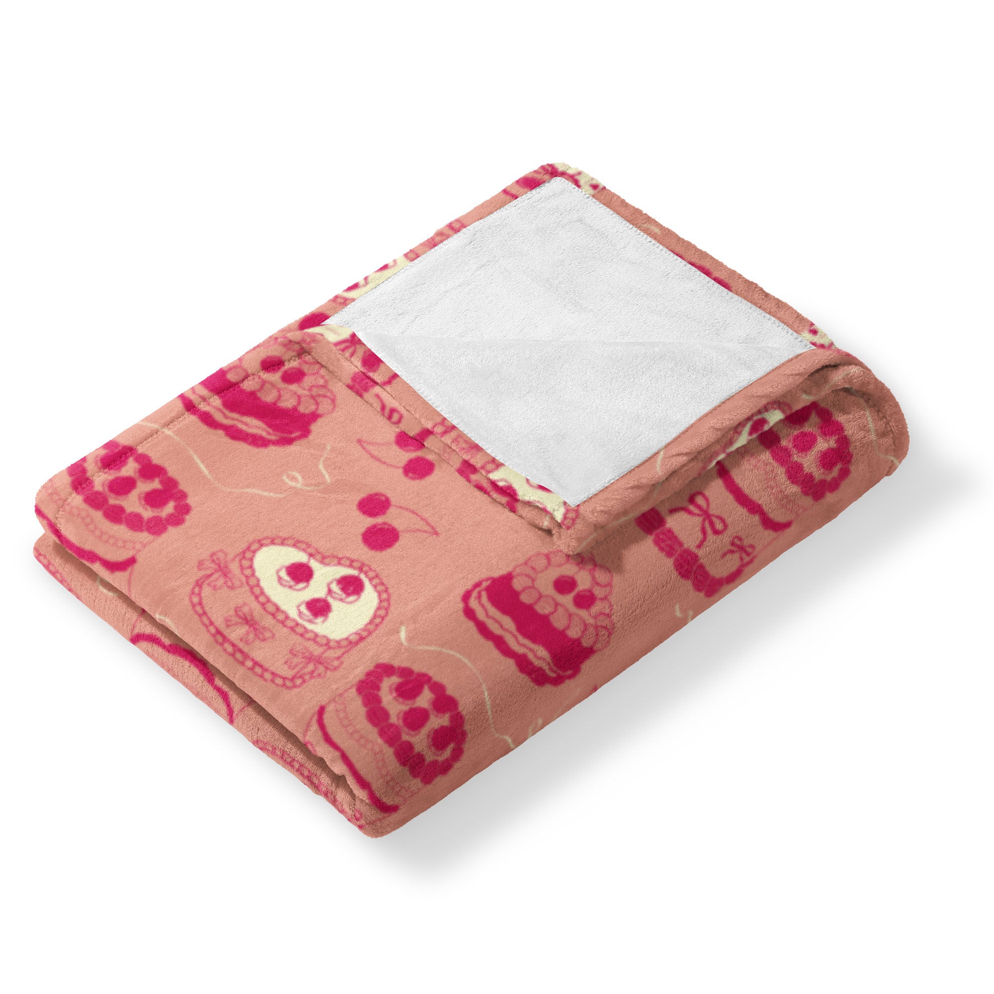 Valentine's Day V-Day Cakes Silk Touch Throw Blanket 60x80 Inches, VDAY CAKES, alternate image number 3